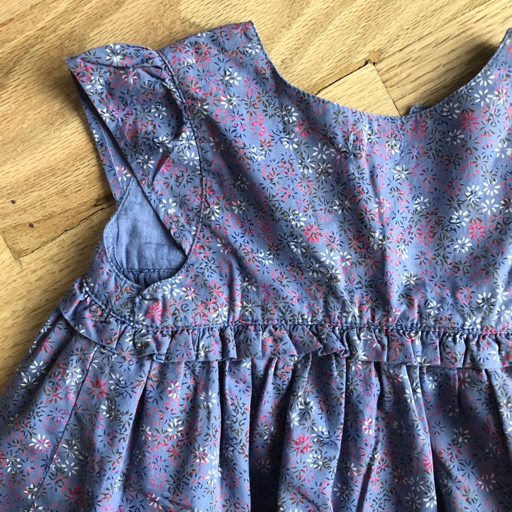 French (DPAM) Blue floral dress - Picture 3 of 5